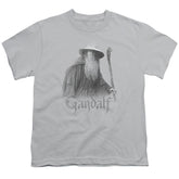 Lord Of The Rings Gandalf The Grey Youth 18/1 100% Cotton Short-Sleeve T-Shirt